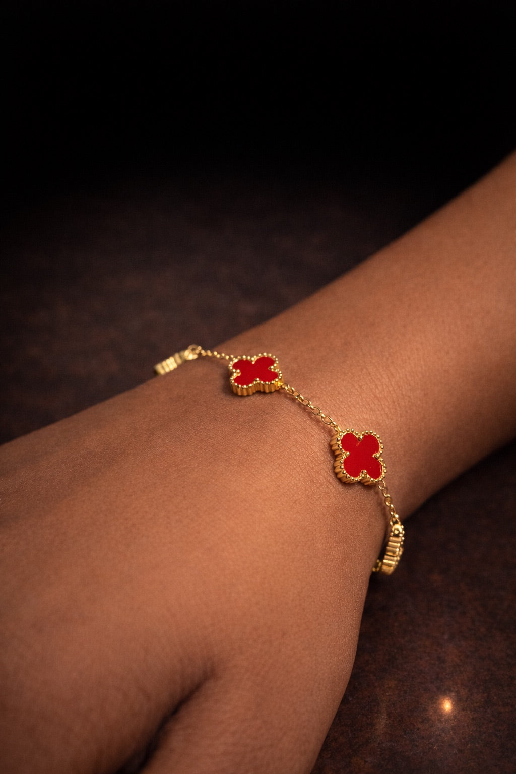 Lucky Clover Chain Bracelet