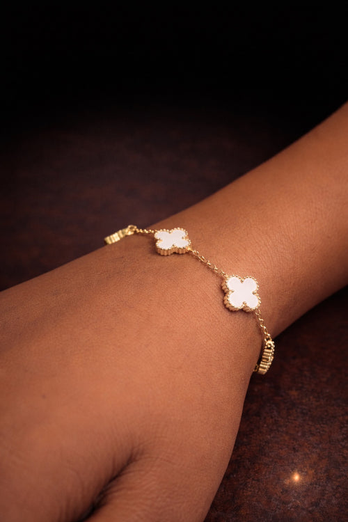 Lucky Clover Chain Bracelet