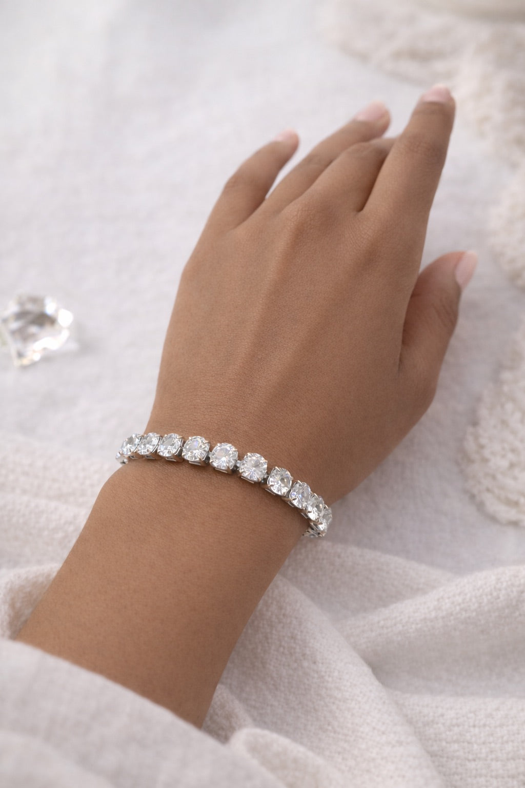 Bold Diamond tennis Bracelet