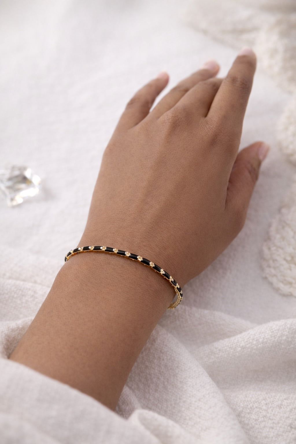 Onyx Bead Bracelet