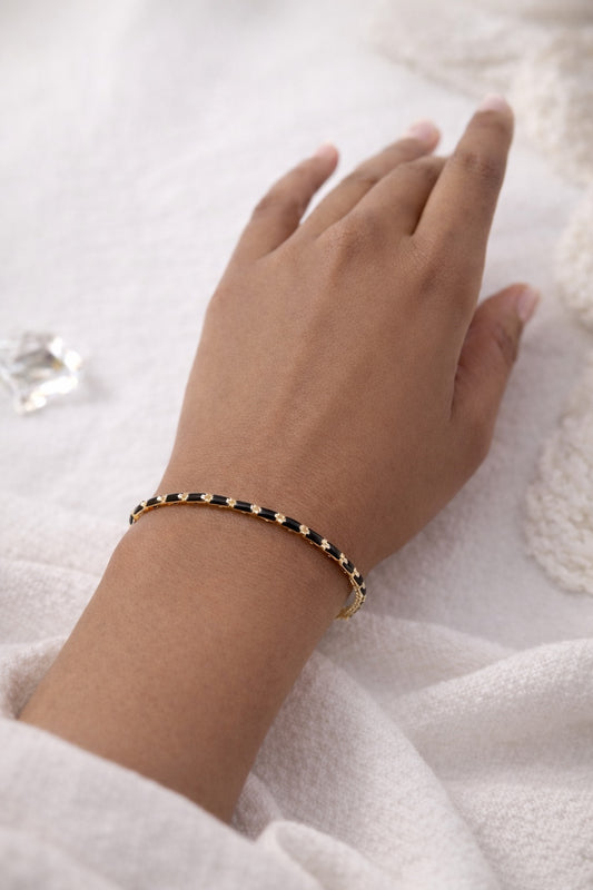 Onyx Bead Bracelet