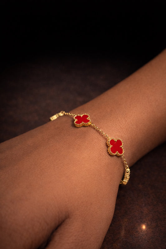 Lucky Clover Chain Bracelet
