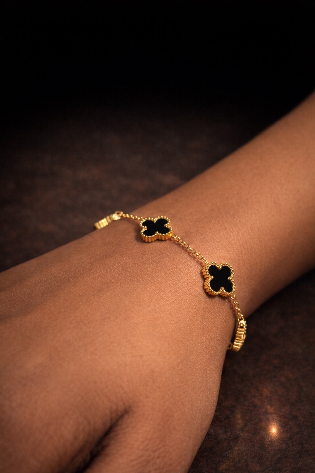 Lucky Clover Chain Bracelet