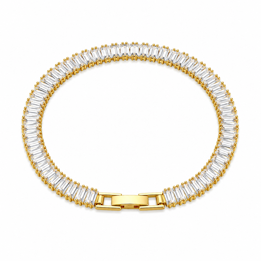 Golden Tennis Bracelet (adjustable)