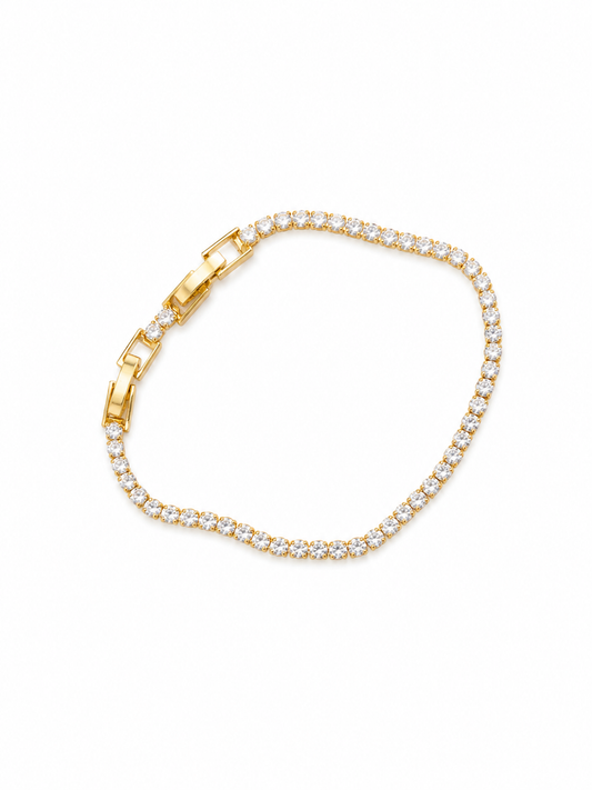 Small Tennis Bracelet (Adjustable)