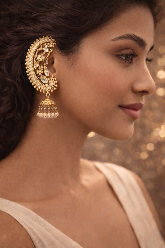 Ear cuff style Jhumka