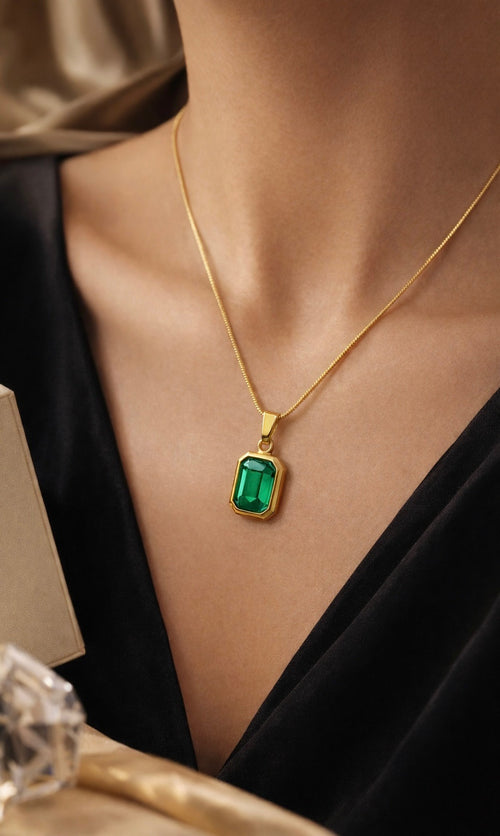 Emerald Drop Pendant