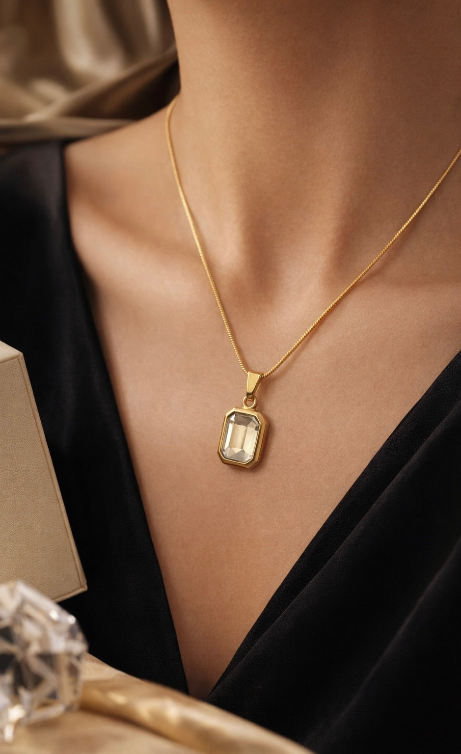 Emerald Drop Pendant