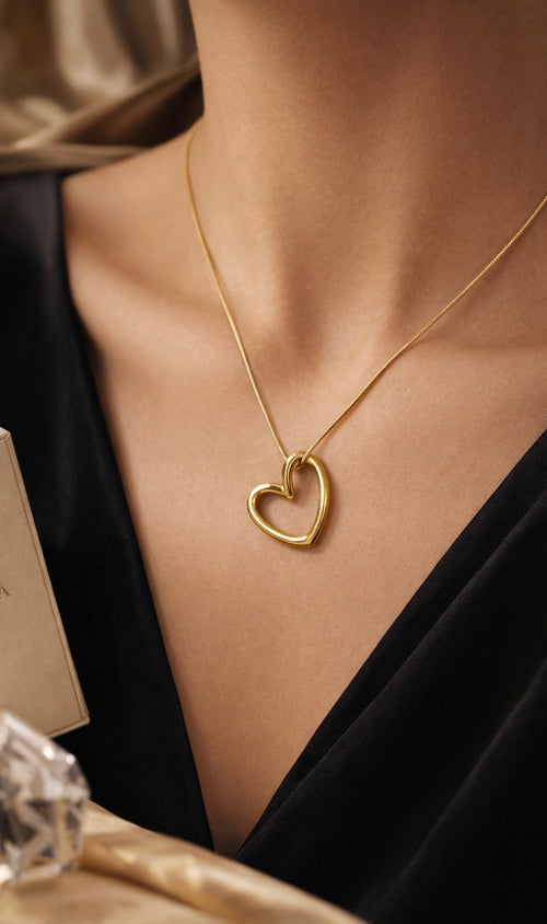Open Heart Necklace