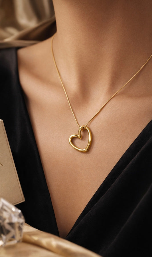 Open Heart Necklace