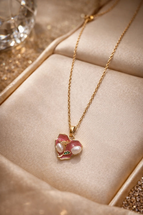 Enamel detailed pendants