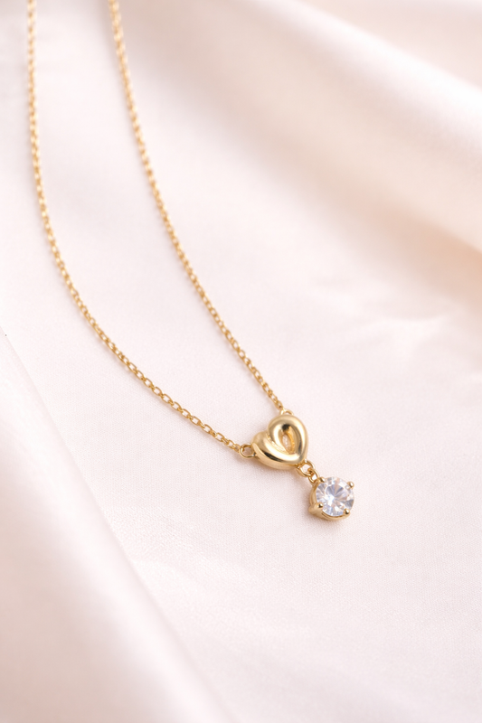 Minimalist silver drop