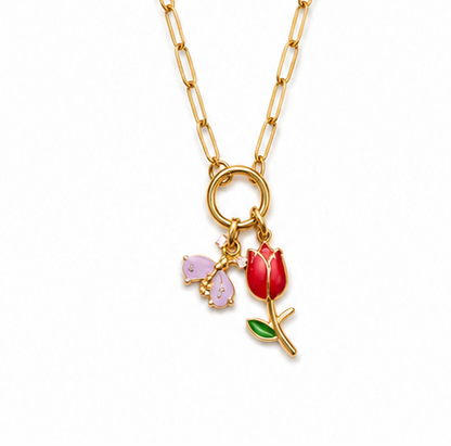 Scarlet bloom Necklace