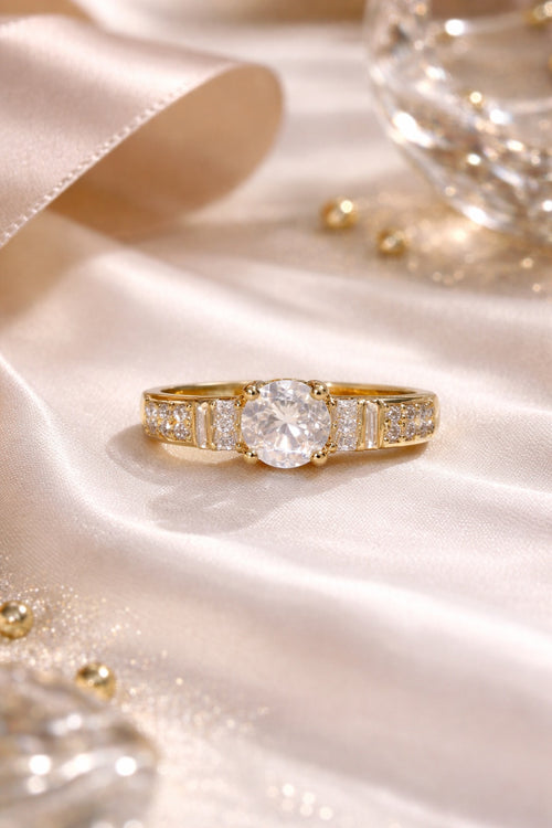 Pave Band Solitaire