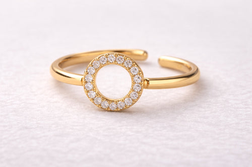 Circle Pave Ring