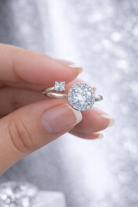 Halo Round adjustable ring