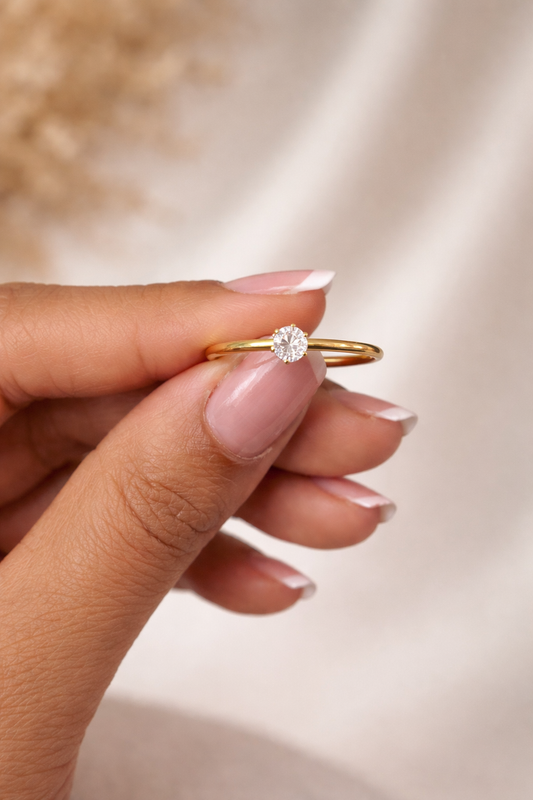 Dainty small ring
