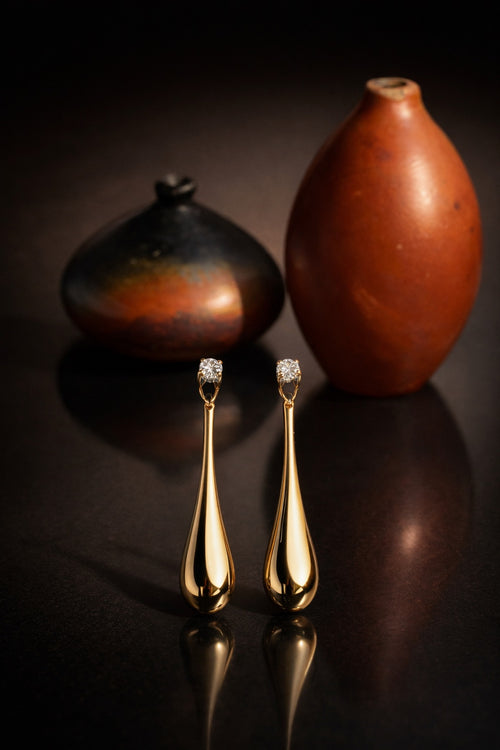 Teardrop earrings
