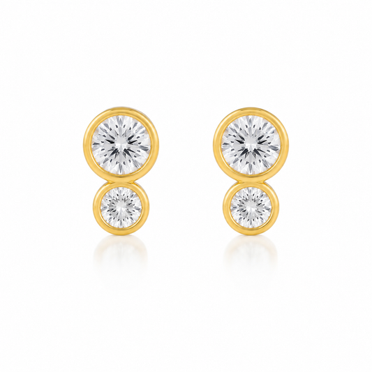 Luna duo studs